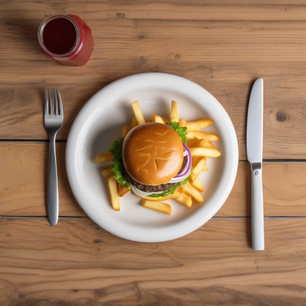 Cheeseburger and Fries Kids