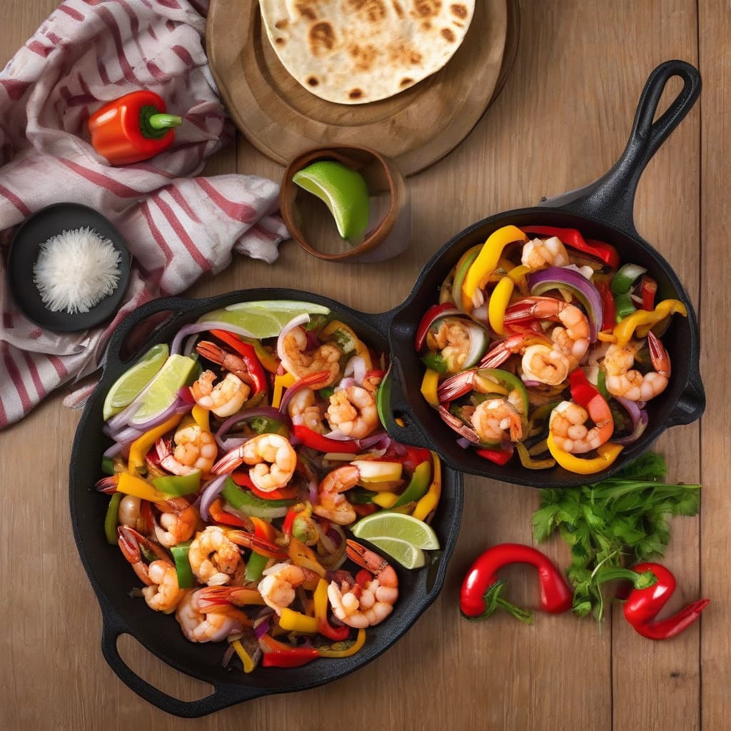 Cancun Shrimp Fajitas