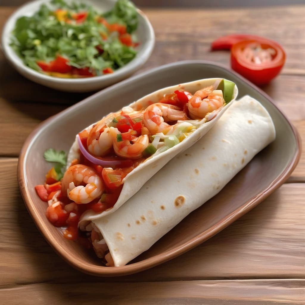Shrimp Burrito