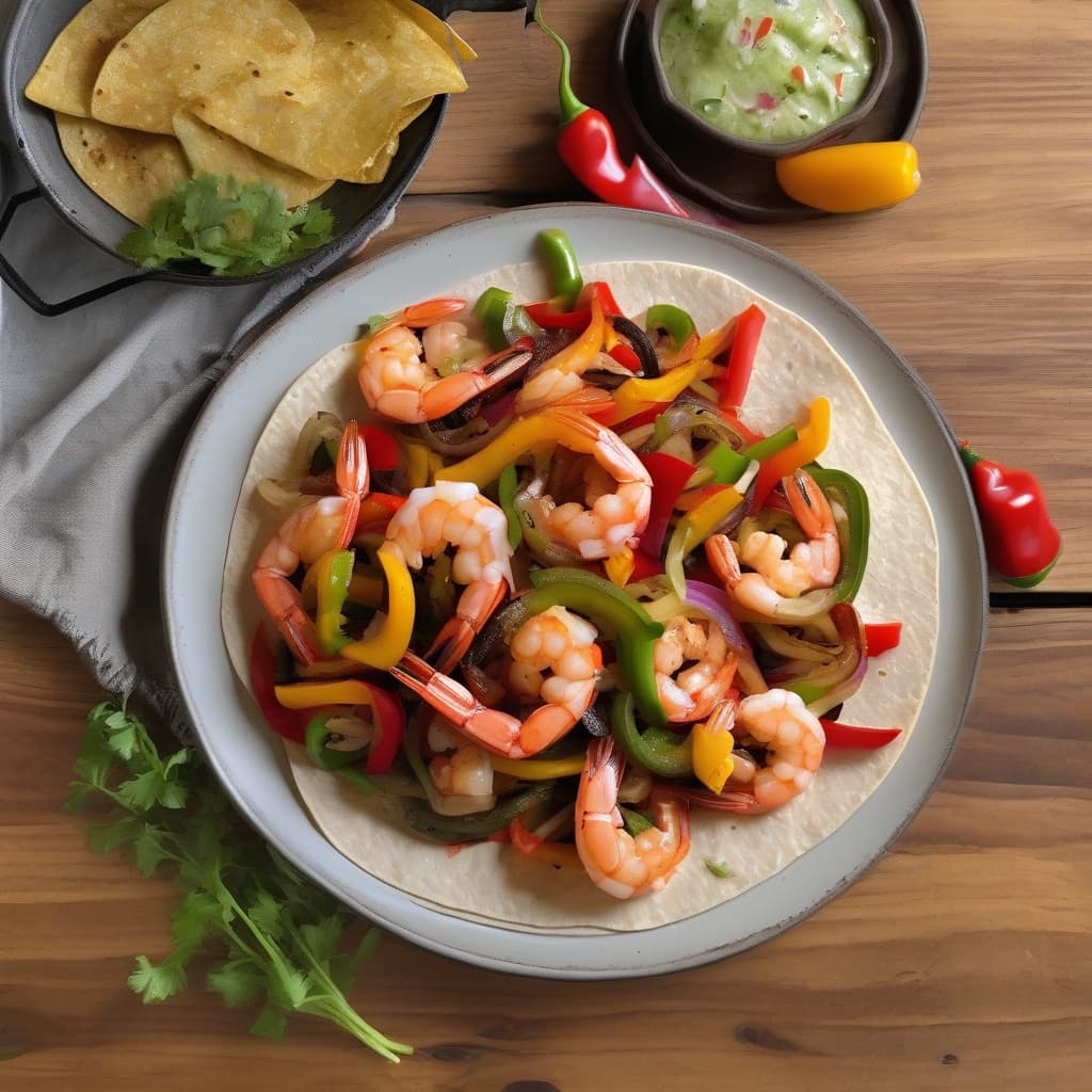Cancun Shrimp Fajitas