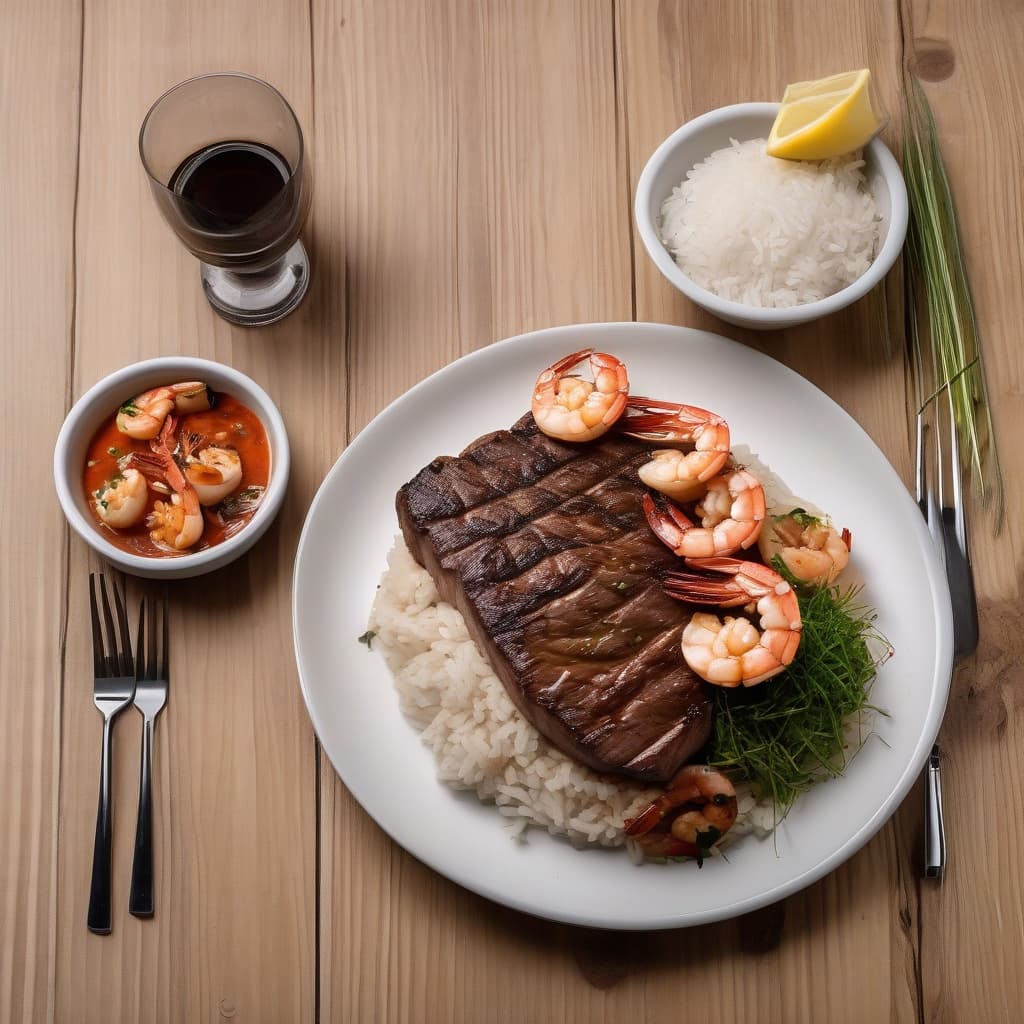 Steak and Shrimp