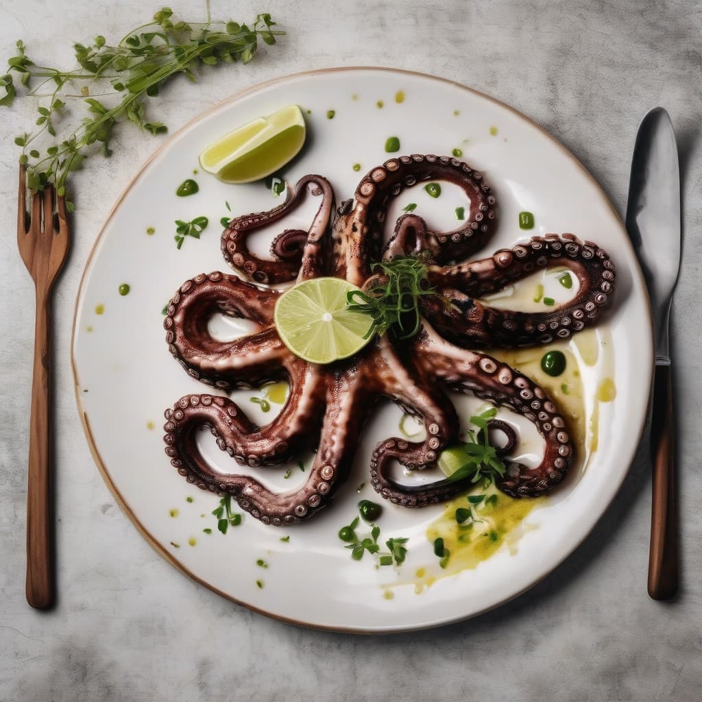 Pulpo Asado a La Parrilla